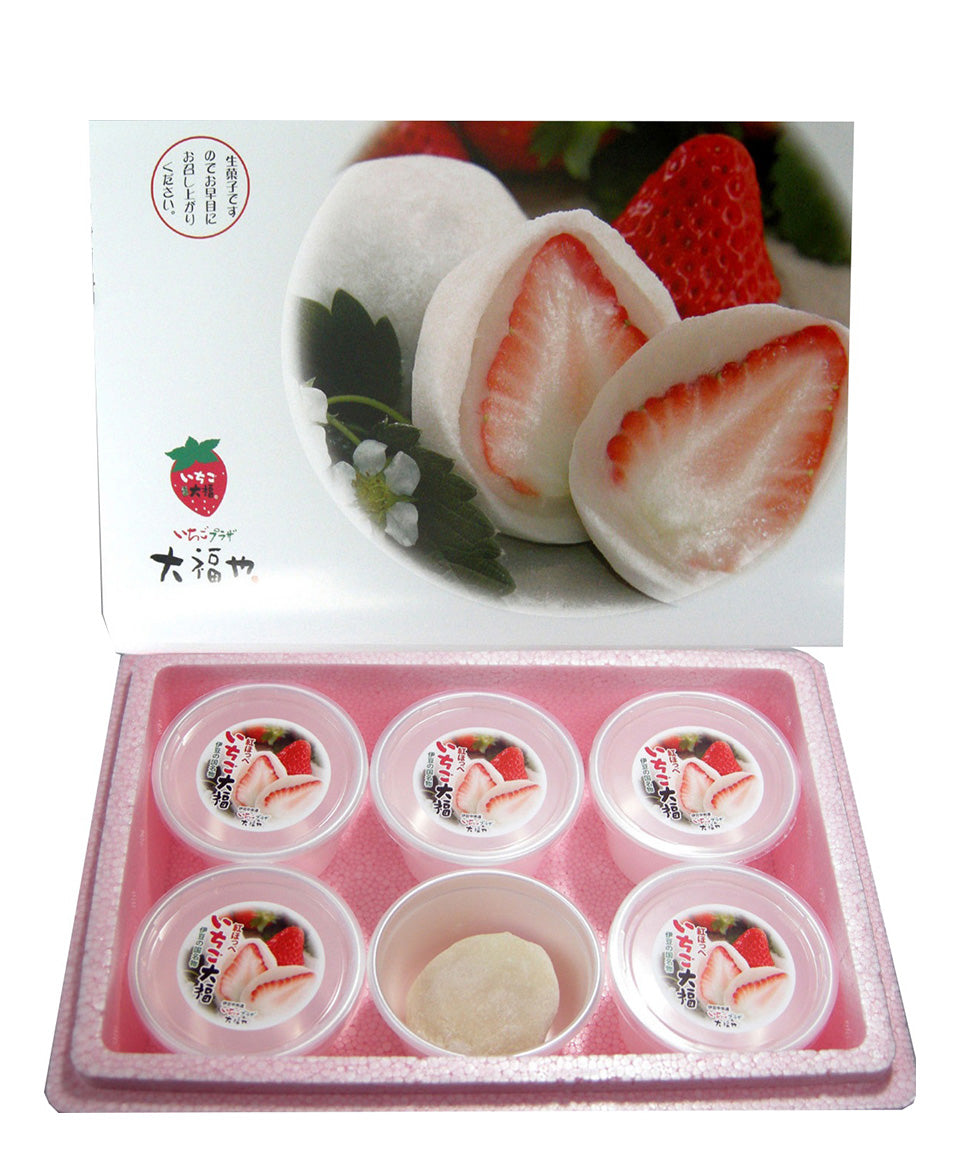 午前0時のいちご大福 6個入り 2箱（送料込価格）｜いちご大福と伊豆